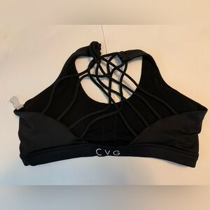 CVG Black Large Butterfly Back Bra